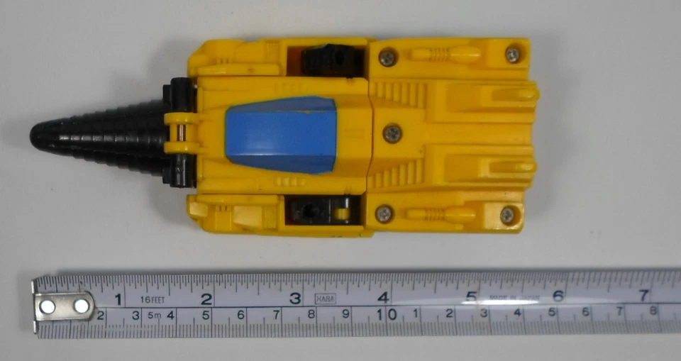 HASBRO VTG 1992 TRANSFORMERS G1 EUROPEAN RESCUE FORCE DRILL TANK ROBOT LIOKAISER - Image 2 of 4