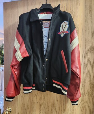 希少　80s～　LOUISVILLE SLUGGER　レザージャケット　MTV Vintage Louisville Slugger Baseball Leather Jacket (Size M) | IF07