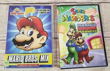  2 DVD Lot - Mario's Movie Madness - Mario Bros. Mix - FREE SHIPPING