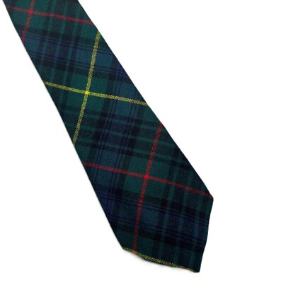 Tartan Tie Clan Stewart  Hunting Modern Scottish Wool Plaid