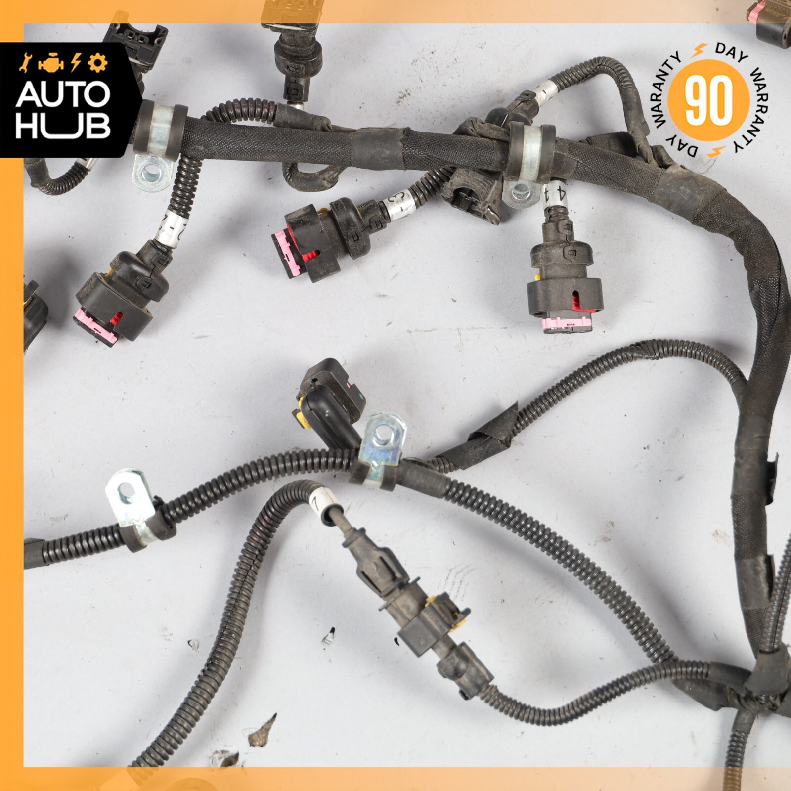 09-19 Maserati GranTurismo 4.7L Fuel Injector Injection Wiring Harness OEM 61k