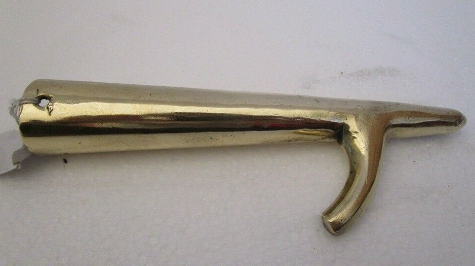 VINTAGE Marine BRASS Boat Hook Head BOATHOOK SHIP'S 100 ORIGINAL