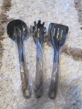 NutriChef Nonstick Cooking Kitchen Cookware 3 Piece Set, Bronze/Black