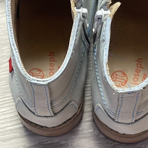 Marc Joseph Little Kids Boy's Gray/Blue Nubuck West Bo Leather Shoes Size 1 - Picture 8 of 8