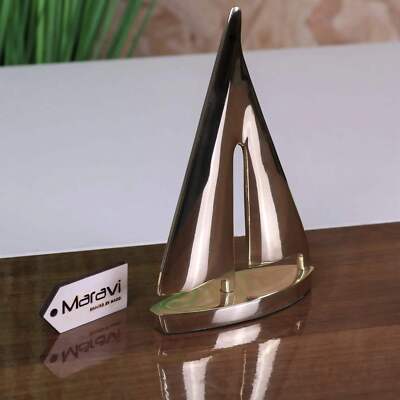 Nabha Messing Yacht Boot Modell Ornament Geschenk Wohndeko