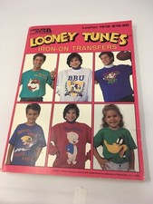 Looney Toons Iron On Transfers Book Only Leaflet 1518 Leisure Arts Craft Warner
