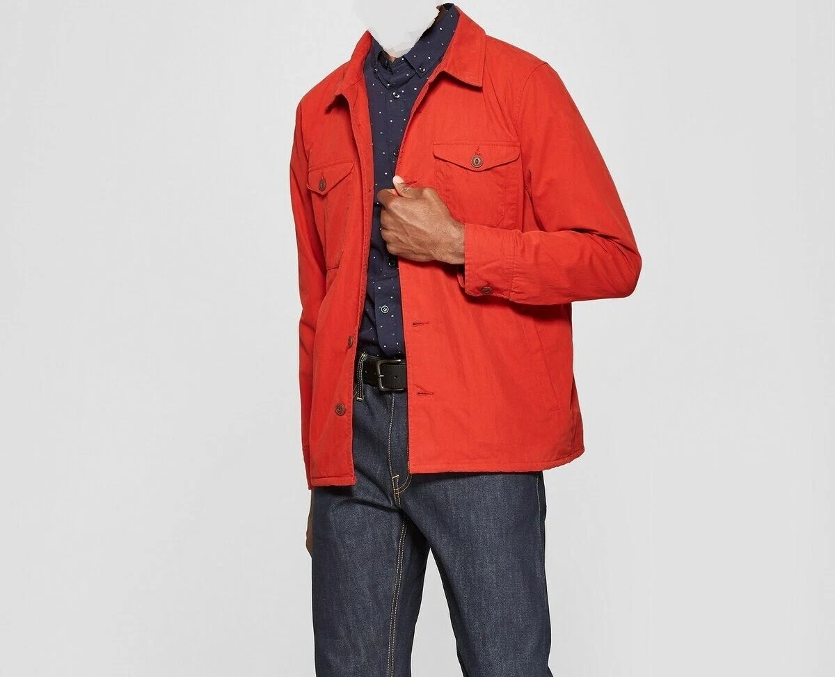 NWT Men's Lightweight Shirt Jacket -Goodfellow & Co Size S-XXL FREE SHIPING