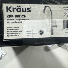 Kraus KPF-1681 Sellette 1.8 GPM Deck Mounted Single Handle Bar