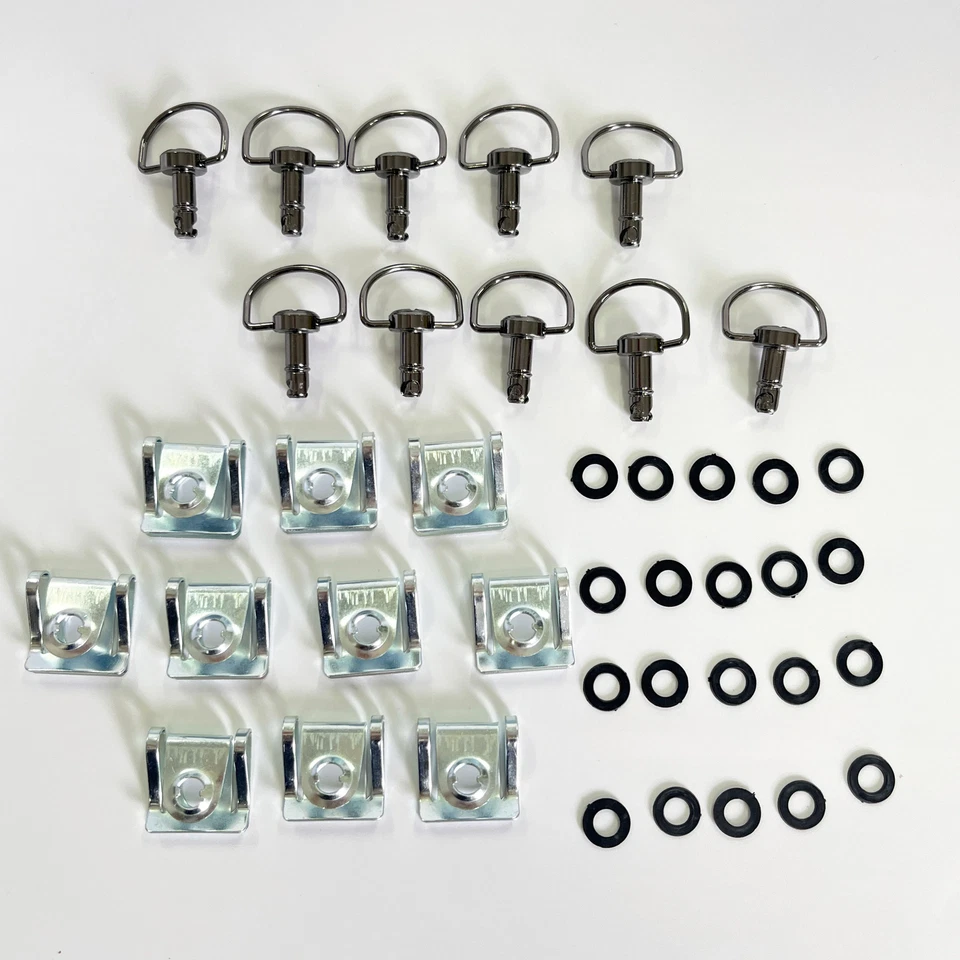 Motorcycle 1/4 turn Quick Release Fasteners Fairing Bolts Studs Quarter Turn - Image 2 of 4