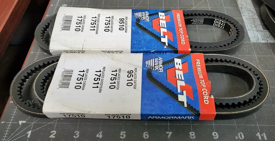 批量 (2) 17510 CANDA 装甲标志风扇皮带 9510,17510,17511 [A2B1] — 第 2/4 张图片