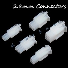 2.8mm Electrical Connectors 1/2/3/4/6/9 Pin Motorcycle Car Auto Terminal Repair