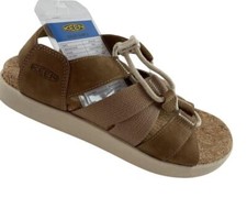 Keen Damen   Elle Mixed Riemchensandalen Braun leder Gr.37,5