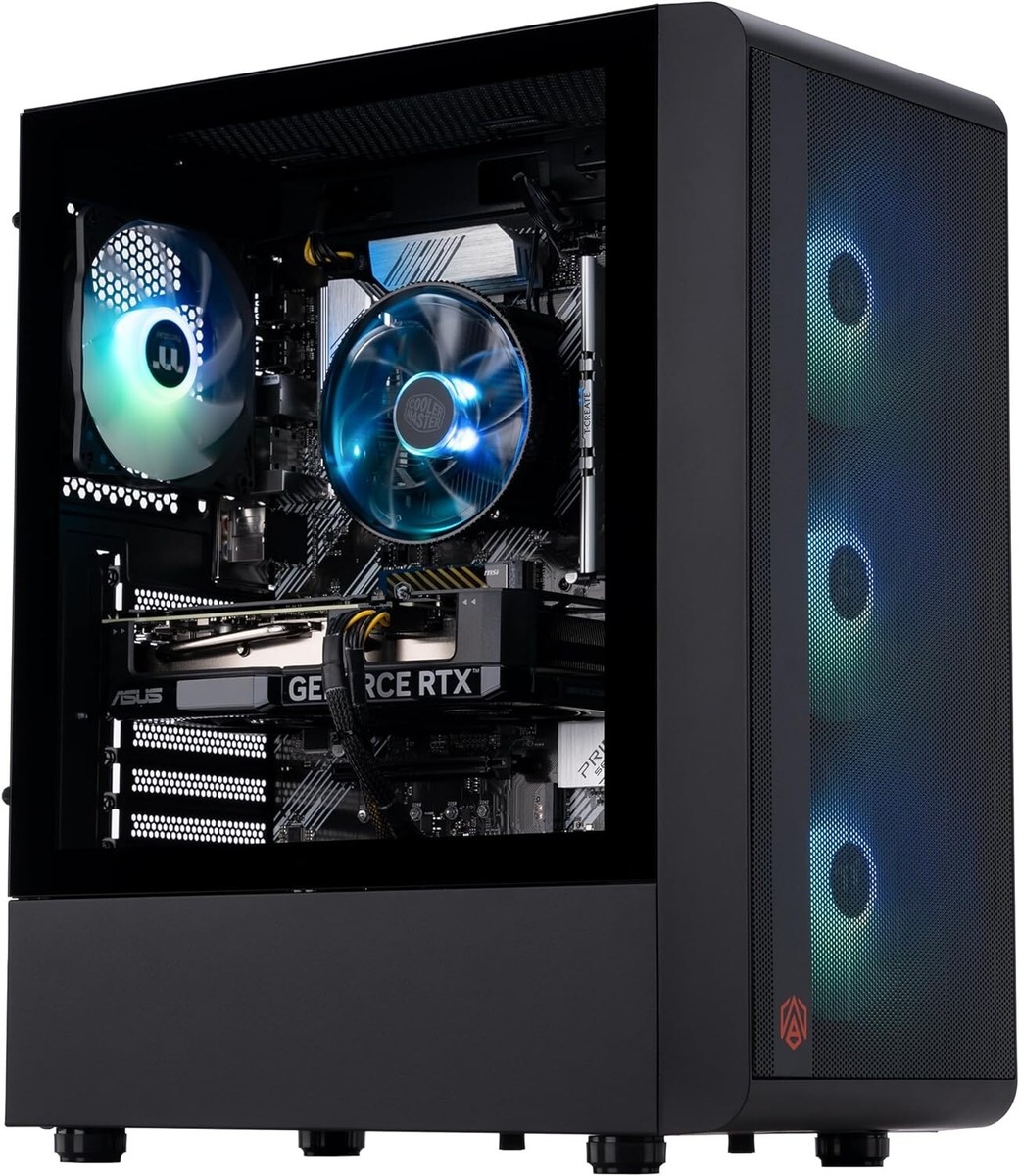 ABS Stratos Ruby Desktop Gaming PC Ryzen 7 RTX 4060 Ti 32GB RAM 