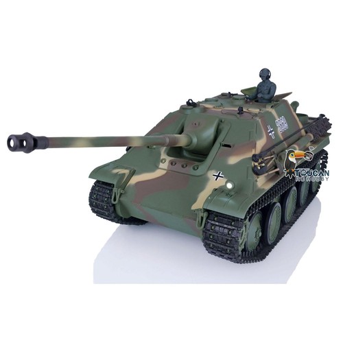2,4G Henglong 7,0 1/16 Deutscher Jadpanther RTR RC Tank 3869 Kunststoff Gleiskettenrad - Bild 9 von 12
