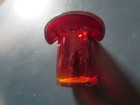 Ruby Red Amberina Glass Hat Toothpick Holder — photo 7