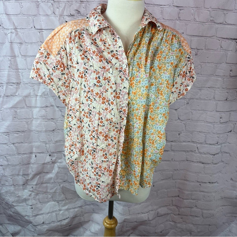 american eagle outfitters patchwork cottagecore f… - image 1