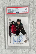 2020-21 SP Authentic Victor Soderstrom Future Watch Rookie Auto /999 PSA 9 Mint