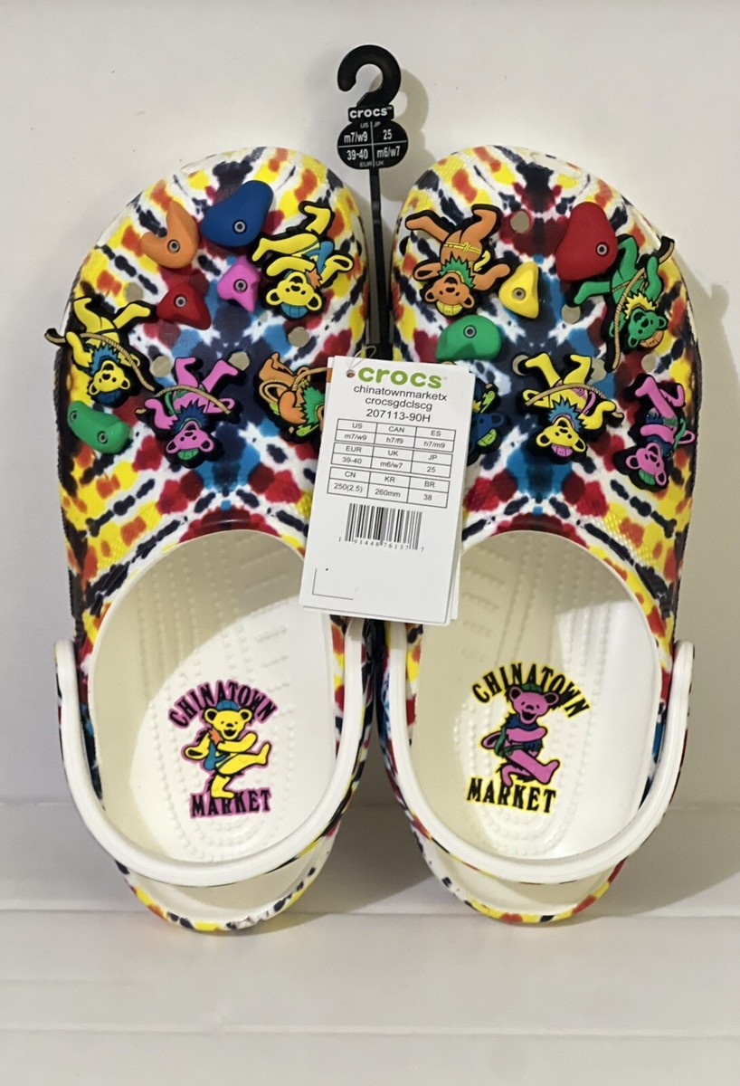Chinatown Market x Grateful Dead Crocs Size 7 MEN / 9 WOMEN  display picture 1