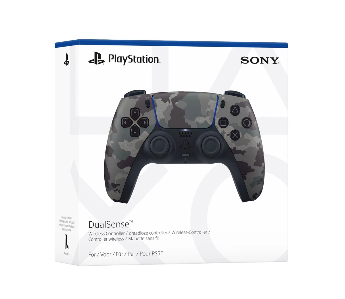 CONTROLLER ORIGINALE SONY PLAYSTATION 5 PS5 DUALSENSE GREY CAMOUFLAGE  WIRELESS