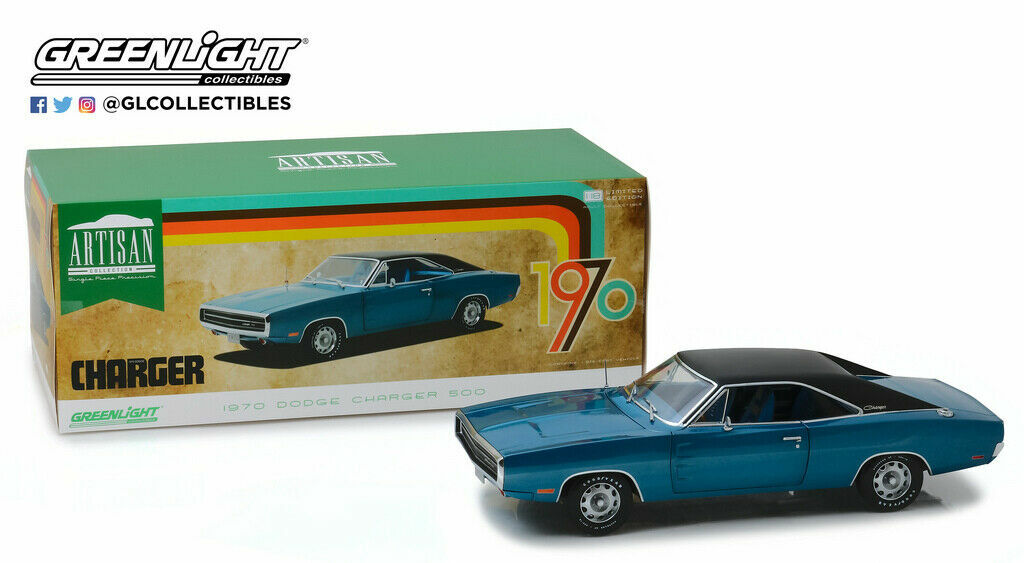 1 18 DODGE CHARGER 500 SE (blu) 13530 verdeLIGHT 1 18 DODGE CHARGER 500 SE (blu) 13530 verdeLIGHT