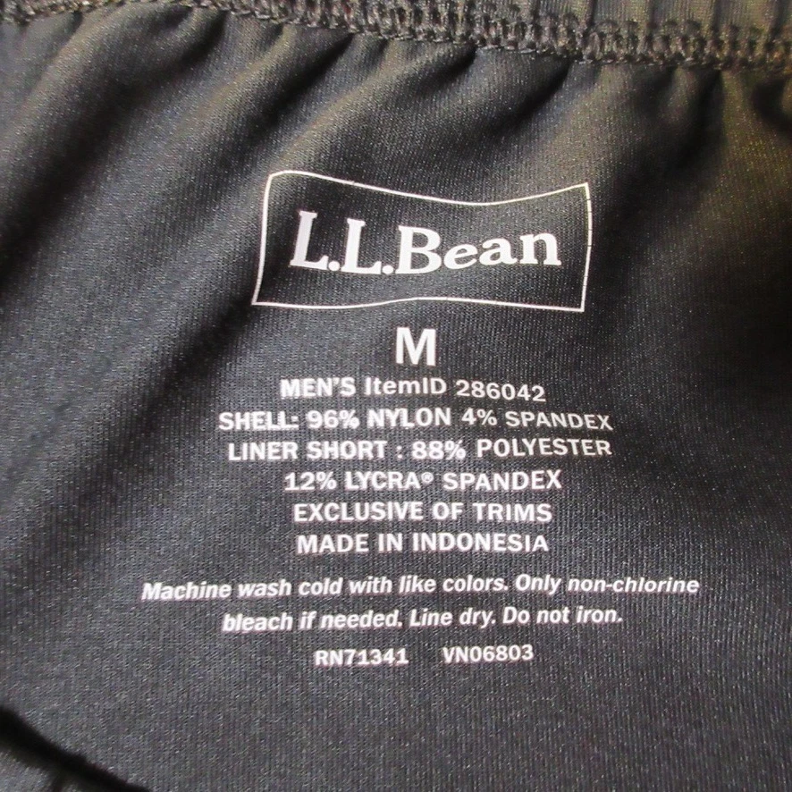 LL Bean Cycling Padded Shorts Medium Mens Compression - Image 4 of 4