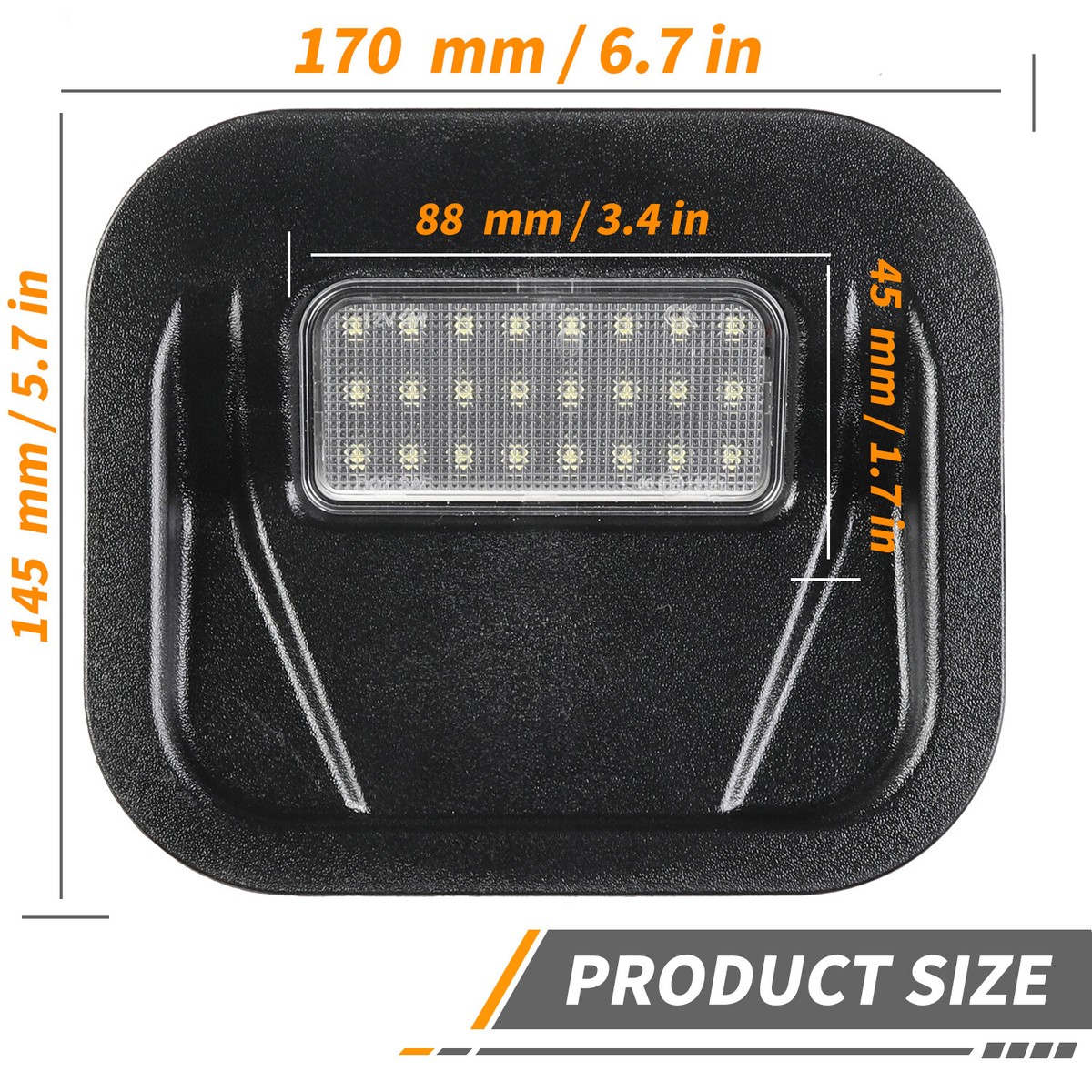 LED Bed MultiPro Tailgate Step Light Kit For 19-24 GMC Sierra 1500 2500HD 3500HD