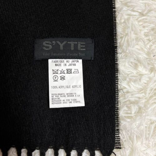 S'YTE junji ito Tomie stole muffler Black YOHJI YAMAMOTO collaboration Used - Picture 13 of 13