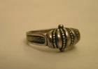 Vintage Soviet 925 Silver Ring Zvezda Antique USSR Jewelry rare collectible 7gr