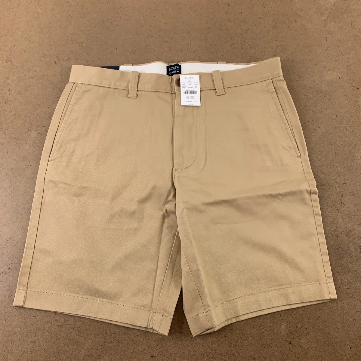J crew mens sales khaki shorts