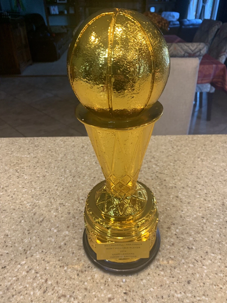 KAWHI LEONARD - TORONTO RAPTORS FULL-SIZE 2019 BILL RUSSELL MVP TROPHY |  eBay