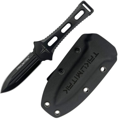 Takumitak Hidden Anger Fixed Knife 3.5'' D2 Steel Spear Full Blade G10 Handle