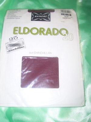 Vintage Retro Kunert Eldorado Chinchillan Strumpfhose Gr. 42-44 boheme 20den OVP