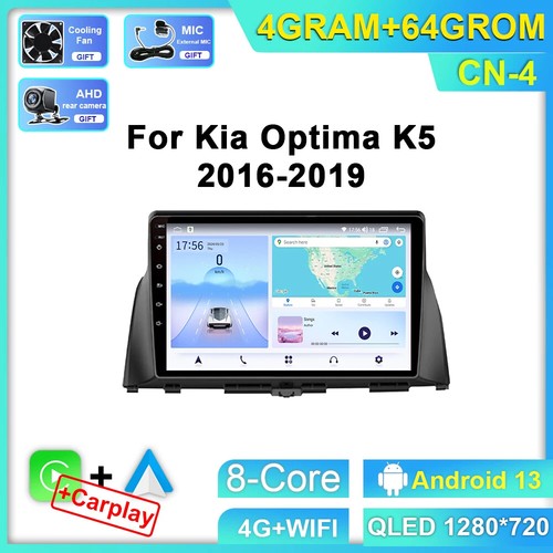 Radio automática Android con pantalla de 10" y reproductor de video para KIA Optima K5 2016-2018 - Imagen 14 de 32