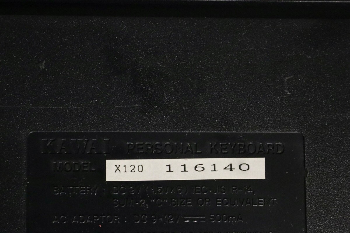 KAWAI X120 CONCERT MAGIC 16bit ACアダプター付き KAWAI X120 CONCERT MAGIC 16bit ACアダプター付き - メルカリ