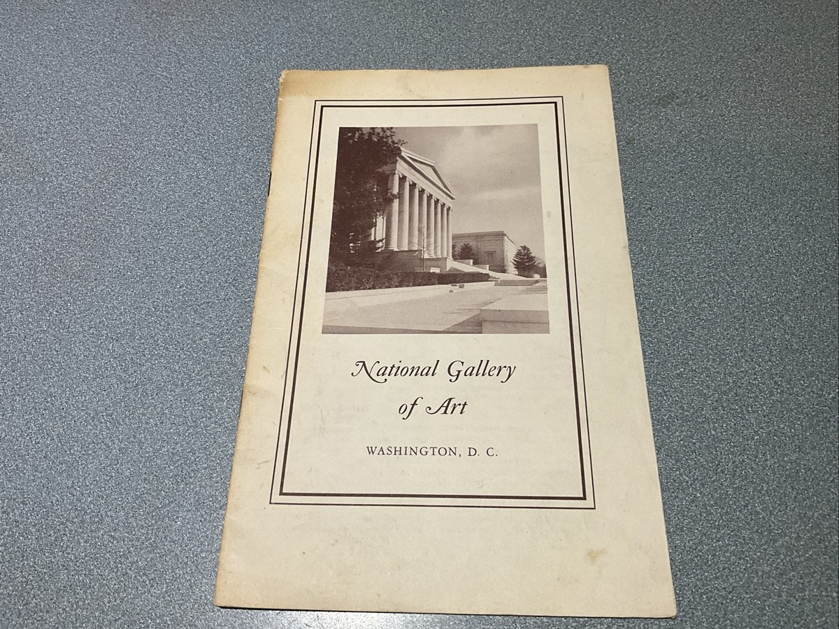 Vintage National Gallery Of Art Guide Washington DC USA BOOKLET 19