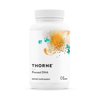 Thorne Prenatal DHA 650mg EPA 200mg Brain Development 30 Servings