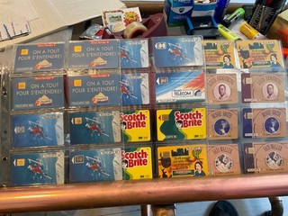 FRANCE. 24 VIEILLES TÉLÉCARTES DIFFÉRENTES DE 1991 ET 1992. GROSSE COTE.