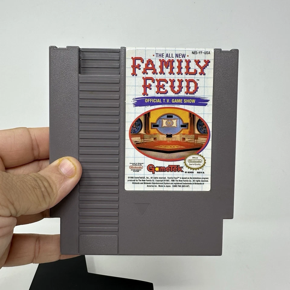 Family Feud Nintendo NES Game with Box No Manual Tested - Image 4 of 4