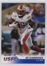 2023 Upper Deck USFL Blue /499 Bo Scarbrough #1 3d7