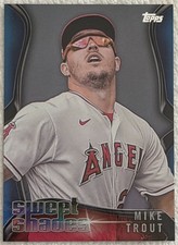 ungraded Mike Trout #SS-7 2022 Topps Sweet Shades baseball card