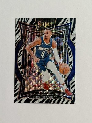 NBA Dejounte Murray サインカード　x/99 2024-25 Panini Select Concourse Dejounte Murray #13 Zebra Prizm | eBay