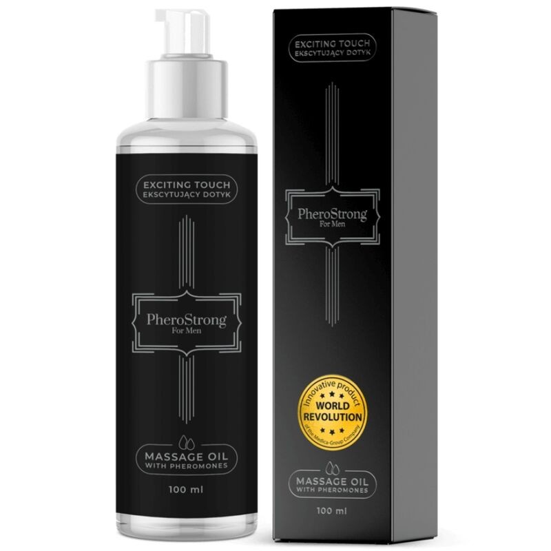 Acquista Pherostrong Olio Massaggio Feromoni Uomo 100ml - Top Seduction