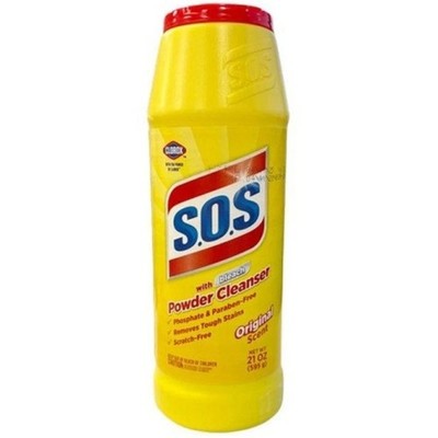 Clorox SOS with Bleach Powder Cleanser Original Scent S.O.S Discontinued