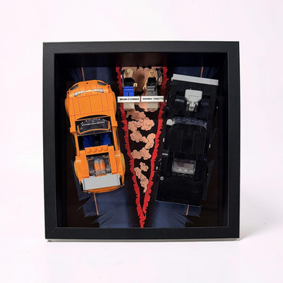Vitrinenrahmen Case für Lego  Speed Champions Fast & Furious Supra Dodge Charger