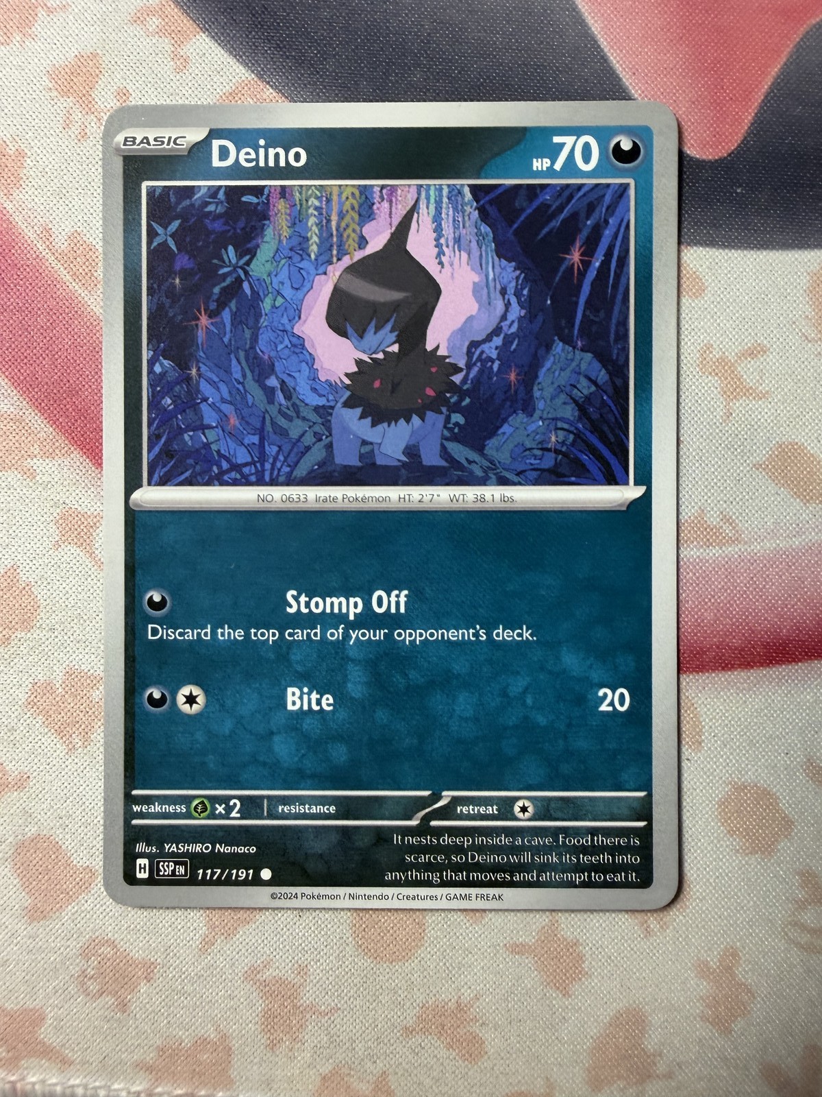 Deino Common SV08: Surging Sparks 117/191 NM English