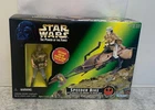 Star Wars POTF speeder bike w/ PRINCESS LEIA Endor Gear - 1997