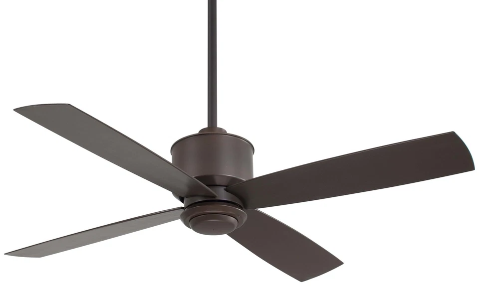 Ventilador de techo interior/exterior MinkaAire Strata 52" 4 aspas - Galvanizado Foto 3 de 4