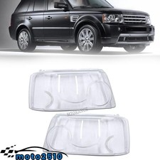 1 Paar Für Range Rover Sport MK1 L320 2005-2009 Scheinwerferglas Lampe Abdeckung