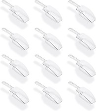 5.5" Mini Acrylic Plastic Kitchen Scoops Weddings Candy Dessert Buffet Ice Cream