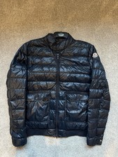 Moncler Giacca Uomo DELON Leggera Taglia 5 Navy - Vestibilità Taglia Large
